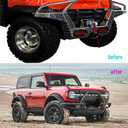 Winch Cover, Heavy Duty Waterproof Universal Winch Protection Cover, Ideal for Electric Winches 8500-13500 lbs, Sunproof UV Resistant Tear Resistant Durable, Indoor/Outdoor (Black)