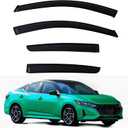 Window Visors Rain Guards fits 2020-2025 Sentra, Out-Channel Window Wind Deflectors Vent Shades Accessories, Dark Smoke 4 Pcs, 2021 2022 2023 2024