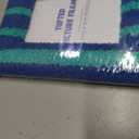 Tufted Picture Frame 4"x6"  Green&Blue