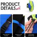 AOFITEE Dog Cone Collar, Adjustable Dog Cones Alternative for Large Dogs After Surgery with Buckle, Pet Cone for Dogs to Stop Licking, Neuter Elizabethan Cones for Wound Healing(Bluegreen,X-Large)
