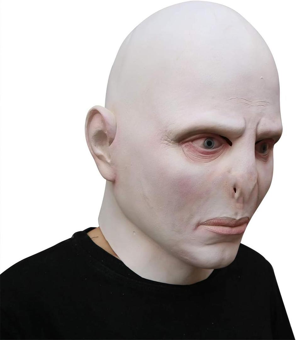 Halloween Demon Mask Latex Cosplay Costume Props Death Full Head Mask for Adult Men Women