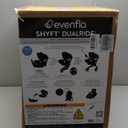 Evenflo Shyft DualRide Infant Car Seat Stroller Combo with Carryall Storage (Boone Gray)