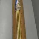 Double Curtain Rods with Aluminum End Cap and Full Surround Brackets,1"Front and 5/8" Back Rod,Adjustable between 72 to 144 Inches (6-12 Feet), Warm Gold Double Window Drapery Rod