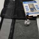 CANLENE Magnetic Screen Door Left Right Side Opening Polyethylene Terephthalate Mesh Greater Than Fiberglass and Polyester Easy Install Fit Door Size 36"x96"(Screen:39"x98")