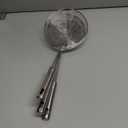 Spider Strainer Set of 3 Asian Strainer Ladle Stainless Steel Wire Skimmer Spoon with Handle for Kitchen Frying Food, Pasta, Spaghetti, Noodle-30.5cm, 32cm, 35cm