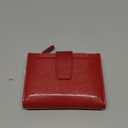 FALAN MULE Small Wallet for Women Leather Bifold Compact RFID Blocking Small Womens Wallet Purse (Bright Red)