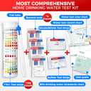 21-in-1 Home Drinking Water Testing Kit - 120 Strips + 4 Bacteria Tests - Tap and Well Water Test Kit, Easy to Test and Read for Hardness, Lead, Iron, Fluoride, pH, Copper, Bacteria and More
