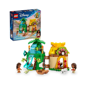 LEGO Disney Moana's Island Fun Building Toy Playset - Princess Moana Toy for Kids, Girls and Boys, Ages 5+ - with 2 Disney Micro-Dolls and Pua Animal Figure - Gift Idea for Birthdays - 43260