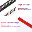 Car 3 Color Classic Badge Metal Sticker is Suitable for car Windshield Side Mudguard Bumper Trunk Hood and car Interior and so on（4PCS Black）