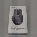 acer Wireless Mouse for Laptop, 2.4GHz Computer Mouse 3 Adjustable DPI Office Cordless USB Mice with USBA Receiver, 6 Buttons, 1600 DPI, Medium to Large Sized Hands Compatible with PC, Laptop, Desktop (Black)