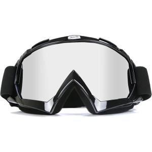 JAMIEWIN Dirt Bike & Motocross Goggles - Anti UV, Dustproof & Fog Resistant Offroad Riding Goggles