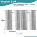 Grill Replacement Parts for Nexgrill 4 Burner 720-0830H, 720-0783E, 24" - 30" Grease Tray, Grill Grates, Burner Tube, Heat Plates and Igniters Kit for Home Depot Nexgrill 720-0830H Replacement Parts