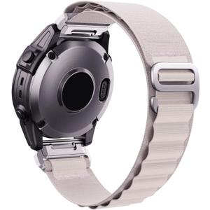 20mm Nylon Quick-Fit Watch Band for Garmin fenix 7S/6S/5S, epix Pro Gen 2 42mm, fenix 8 43mm, Descent Mk3/Mk3i 43mm, Approach S70, D2 Delta S Soft, Breathable Replacement Strap for Men & Women