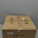 Flush Mount Light Fixture 11.02" Farmhouse 1 Light Ceiling Fixture with Amber Striped Hand Blown Glass Shade, E26 Base for Kitchen, Dining Room, Hallway