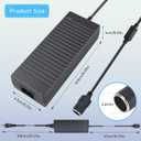 12V 15A AC to DC Converter 180W 110V to 12V Converter Cigarette Lighter to Wall Outlet Adapter AC to DC Adapter for Car Refrigerator, Vacuum Cleaner