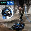 MEKOH 16.5'' 4-Wheel Lightweight Pressure Washer Surface Cleaner, 3600PSI