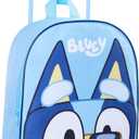 Bluey Kids Rolling Suitcase, 16x13x4 inches, Luggage for Girls and Boys, Travel Bag with Extendable Handle and Wheels, Gifts for Kids
