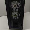 Gamdias RGB Gaming ATX Mid Tower Computer PC Case with Side Tempered Glass Panel and a Magnetic Dust Filter & 3 Built-in 120mm ARGB Fans