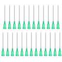 PATIKIL Blunt Tip Dispensing Needles 2 Inch, 25 Pcs 18G Industrial Liquid Dispenser Needle with Lure Lock for Refilling Liquid Inks Adhesive Glue (Green)