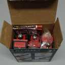 Toy Train Electric Train Set for Wooden Tracks, Christmas Motorized Train Toys for Toddlers, Battery Operated Train Includes Lights, Sounds, Smoke, Steam Train Compatible with Thomas, Brio