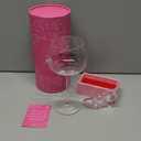 Personalized Wine Glass Gift for Women & Matching Crystal Shoe , Valentines Day Gifts for Her, Monogrammed Initial Wine Glass, Customized Wine Gifts for Her, Wife, Sister, Friend, Anniversary Presents