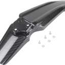 Surron Carbon Fiber Front Fender ABS Plastic Motorcycle Modified Mudguards Protector Compatible with Light Bee Sur Ron S/X Segway X160 / X260(Carbon Fiber Front Fender)