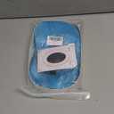 Sky Blue Wig with Bangs Short Light Blue Bob Wig Wavy Curly Wigs Synthetic Hair Wigs (Small Size)