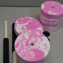 29.3 Swimming Barbell with Water Exercise Discs Swim Dumbbell High Density EVA Foam Aquatic Exercise Equipment Swimming Aid for Adults (Pink)