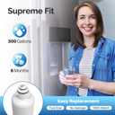 ICEPURE Refrigerator Water Filter Replacement for Bosch Ultra Clarity Pro BORPLFTR50, BORPLFTR55, 11032531, 12033030, 12028325, 11025825, B36CT80SNS, B36CL80ENS, WFC100MF, WFS200MF, RA450022, 3PACK