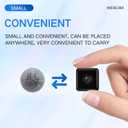 Mini Indoor Wireless WiFi Camera Spy Small Home Security Hidden Cameras Body Small Outdoor Camara Micro Nanny Cam Pet Dog Babysitter House Security Cams Room Cams No Need Wifi Cam Compatible Android