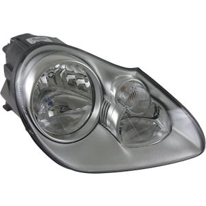 Valeo 46659 Passenger Side Headlight Compatible with Porsche Cayenne 2003 - 2006