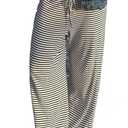 Women's Comfy Pajama Loose Casual Drawstring Lounge Pants - Striped Print Stretch Wide Leg (S)