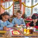 Valentines Day Gifts for Kids Classroom Animals Squishes, Jungle Animal School Party Favors Exchange with Cards 24 PCS (Brown)