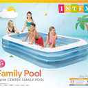Intex: Swim Center Family Pool - 120 x 72 x 22 - Blue - Inflatable Pool, Splash & Wade, Backyard Water Play, Vinyl, Wide Side Walls, 277 Gal, Kids 6+