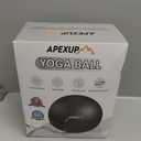 APEXUP Yoga Ball, 660 lbs Anti-Burst Exercise Ball with Pump, 5 Sizes | Anti-Burst, Anti-Slip, SGS Certified, Strengthens Core, Improves Balance & Posture, Boosts Flexibility & Stability