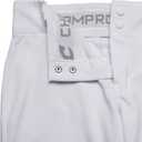 Champro Women's Tournament Traditional Low-Rise Softball Pants, White XL