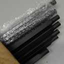 15 Pcs Wrought Iron Balusters,1/2" x 44" Straight Hollow Iron Baluster for Staircase Remodel, Matte Black Metal Railing