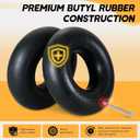 2 Pack 18x8.50-8 18x9.50-8 Inner Tube | Heavy Duty Replacement Tire Tubes with TR13 Straight Valve Stem for Go Karts, ATVs (18x8.5/9.5-8, TR13)