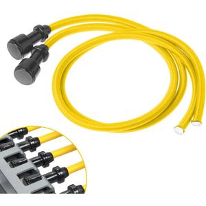 Yellow Light Cord(2-Pack) Compatible with Select AeroPilates reformers|Low Resistance Replacement Cord for Pilates Reformer Machines  Durable, Easy-Install & Smooth Performance
