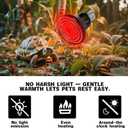 25W Reptile Heat Lamp(2-Pack) Ceramic Heat Emitter- Non-Light Emitting, 24/7 Safe Heating for Terrariums, Brooders & Incubators-Turtle Lizard Bearded Dragon Snake Small Pets E26