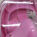 Kids Snorkel Mask Full Face, Snorkeling Gear for Children, Diving Mask with 180Panoramic View, Anti-Fog and Anti-Leak Snorkel Set with New Breathing System - Pink XS