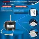 S97016621 Bathroom Exhaust Fan Motor Replacement, Fits QTR070, QTR070L, QTN80L, QTR080, QTR080L, QTR080F, QTRN080F, QTRN080, QTRN080L, Quiet Operation & Powerful Airflow, OEM # S99080568