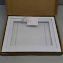 Kids Art Frames 10x12.5 - Front Opening Childrens Picture Frame Changeable, Wood Artwork Display Storage for Wall Mount, Magnetic Door Holds 50 Art Pieces for Drawings, 3D Picture, Crafts, Portfolio, White