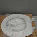 Bemis 70 Durable Plastic Toilet Seat, Round, White