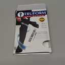 Truform Compression Socks, 30-40 mmHg, Men's Dress Socks, Knee High Over Calf Length, Black, X-Large