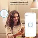 SONOFF Matter Smart Light Switch, 2.4GHz WiFi Light Switch, Neutral Wire Required Interruptor Inteligente, Alexa Light Switch Compatible with Alexa and Google Home, 1 Gang M5-1C-120W
