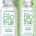 Biotrue Contact Solution, Multi-Purpose Lens Solution for Soft Lenses, Cleans, Disinfects, Removes Protein Build-Up, Dirt & Debris, Hydrates, Stores & Conditions Contacts, 2 Fl Oz (Pack of 4)