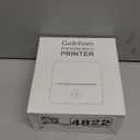 cudinham Print Pods Mini Printer, Sticker Printer with 10 Rolls Thermal Printing Paper, Inkless Pocket Printpod for Phone, Impresora Porttil for Notes, DIY, Compatible with iOS & Android (Blue)