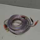 KK YB-ZB 1pair Set(4 Spade Plug & 4 Banana Plug) HiFi OFC Speaker Wire, Spade Plug to Pin Type Plug