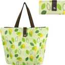 FuninCrea Reusable Grocery Bags, Reusable and Washable Foldable Shopping Bag, Foldable Tote Bags for Shopping Groceries